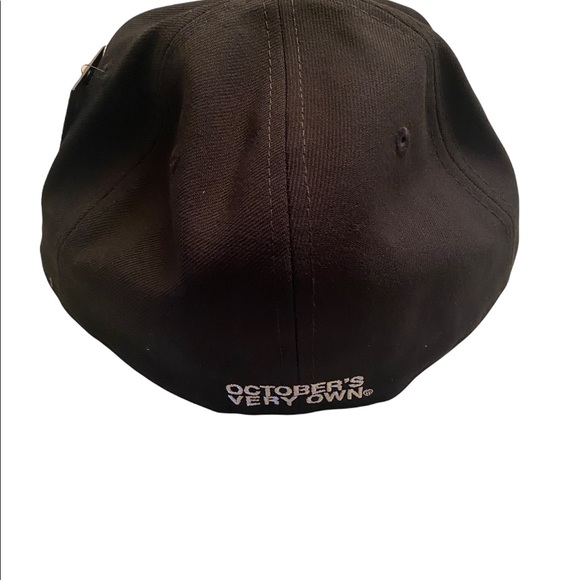 OVO x New Era Family Owl Arabic 59fifty Black Fitted Hat 7 1/4 - Picture 2 of 4